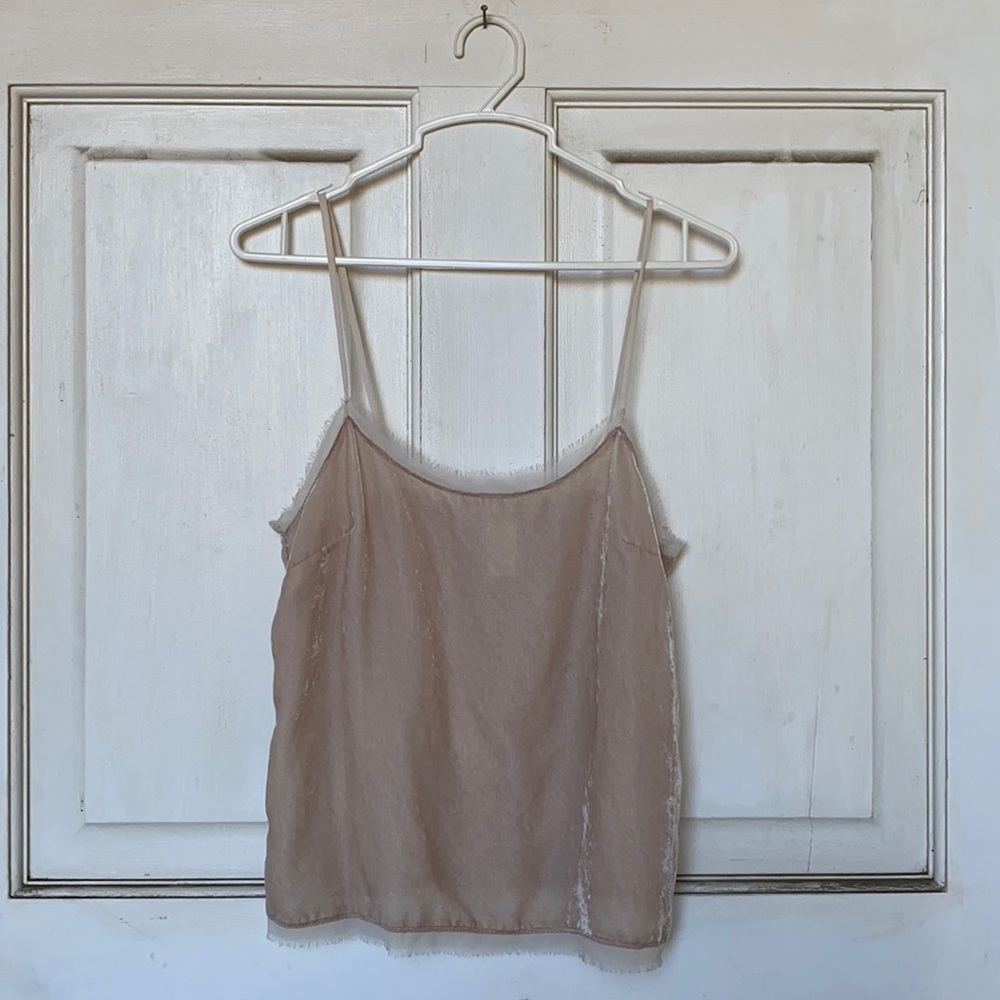H&M Flowy Velvet Tank